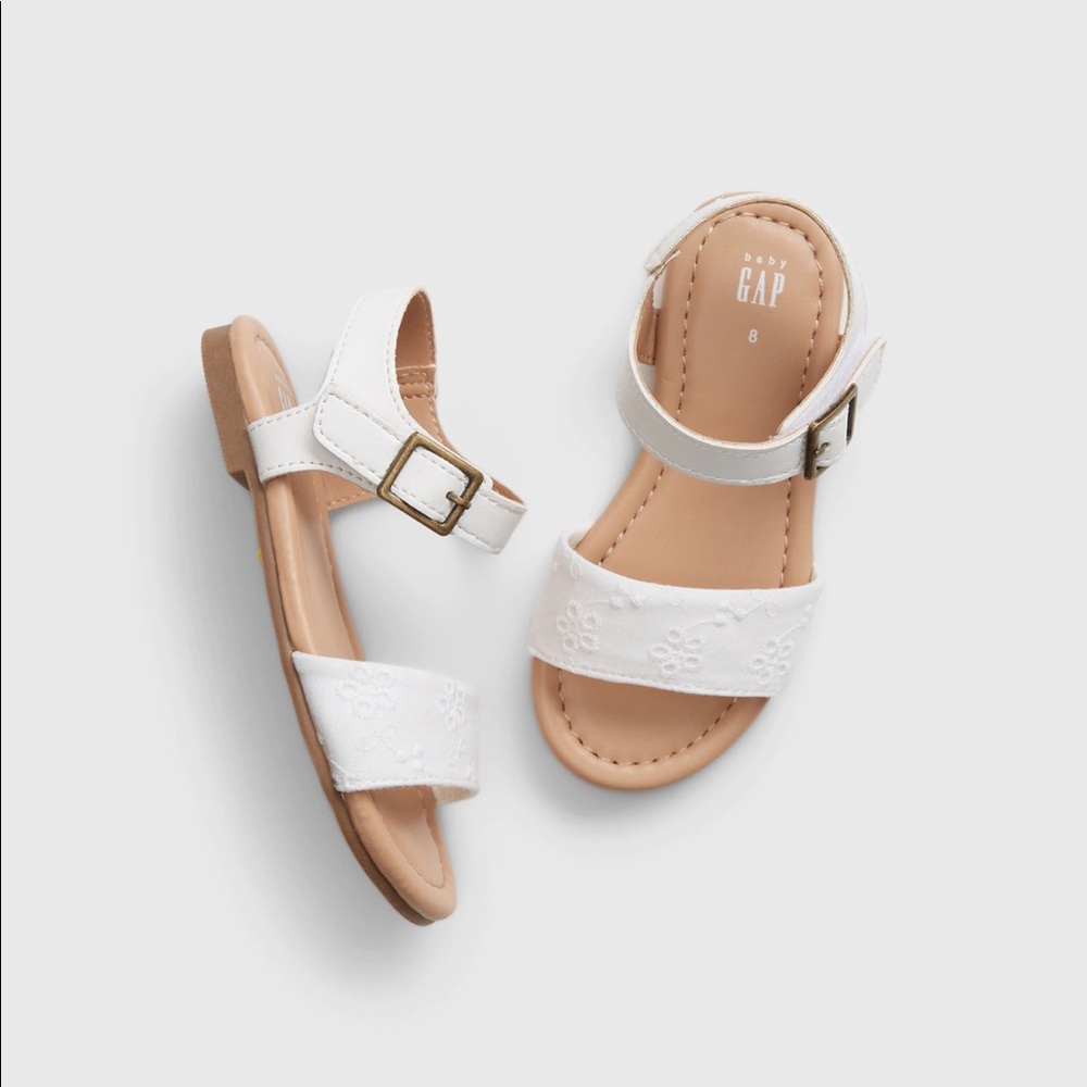Gap baby girl eyelet sandals